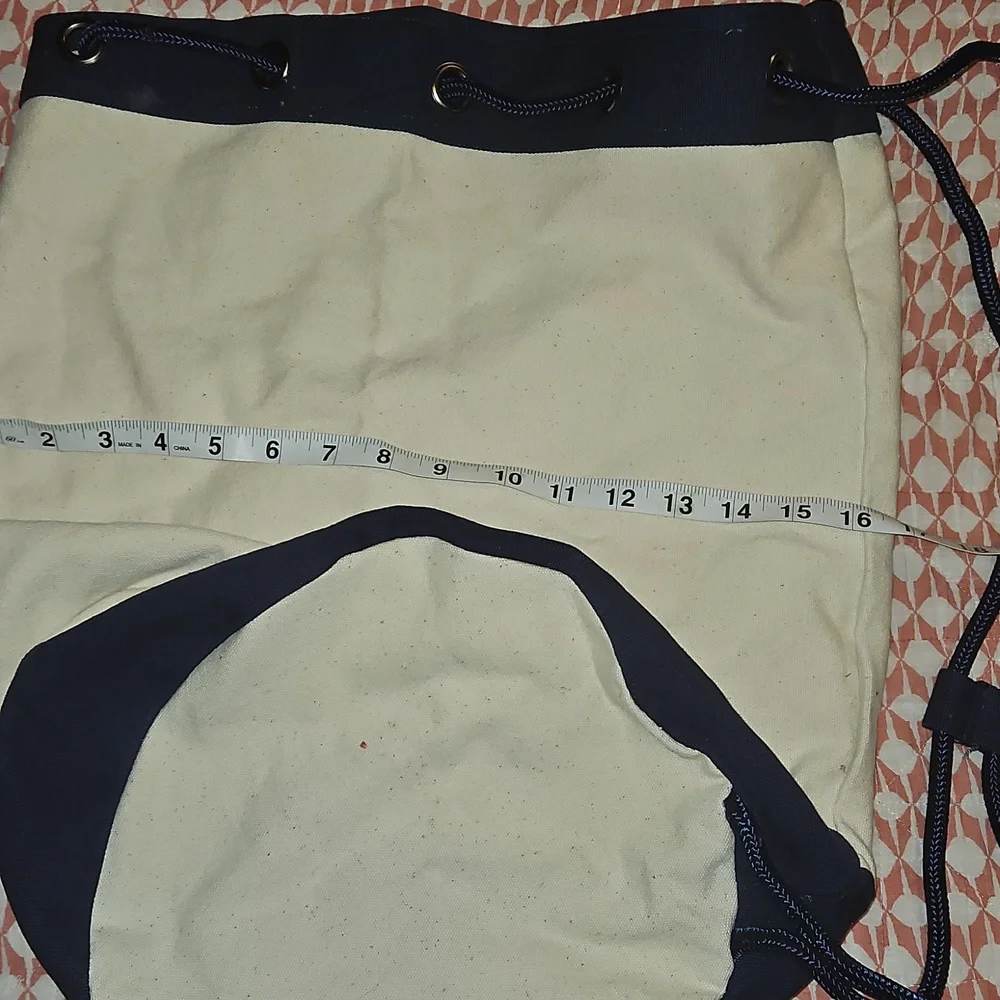 Canvas Drawstring Backpack - Picture 1 of 4